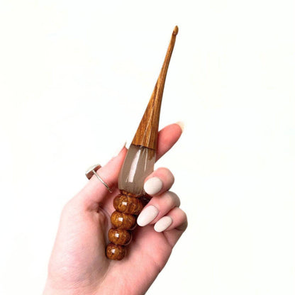Sparkle Rosewood Crochet Hook - view 4