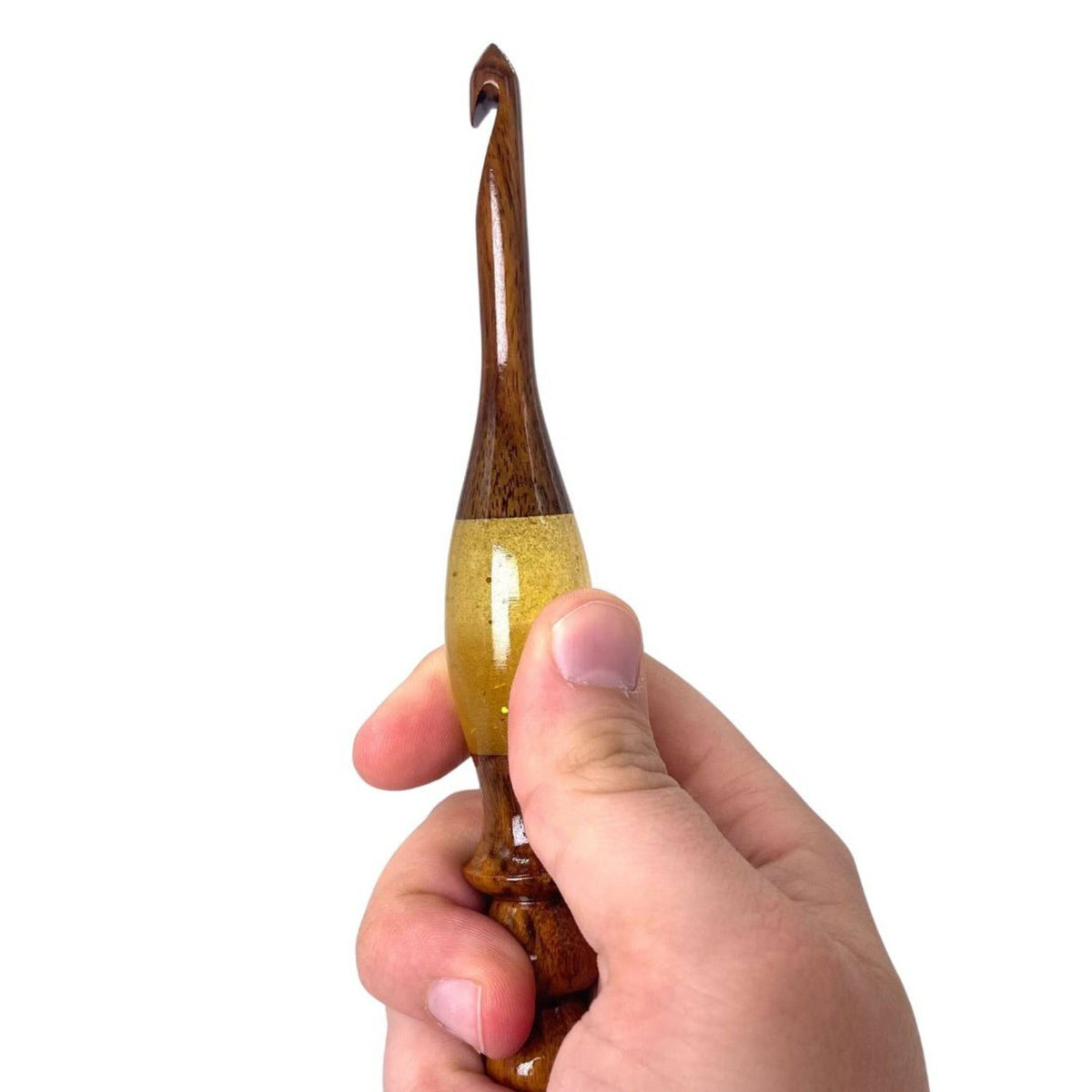 Sparkle Rosewood Crochet Hook - view 7