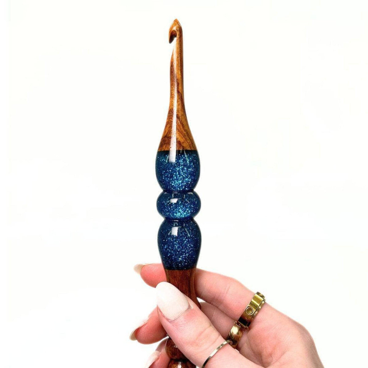 Sparkle Rosewood Crochet Hook - view 5