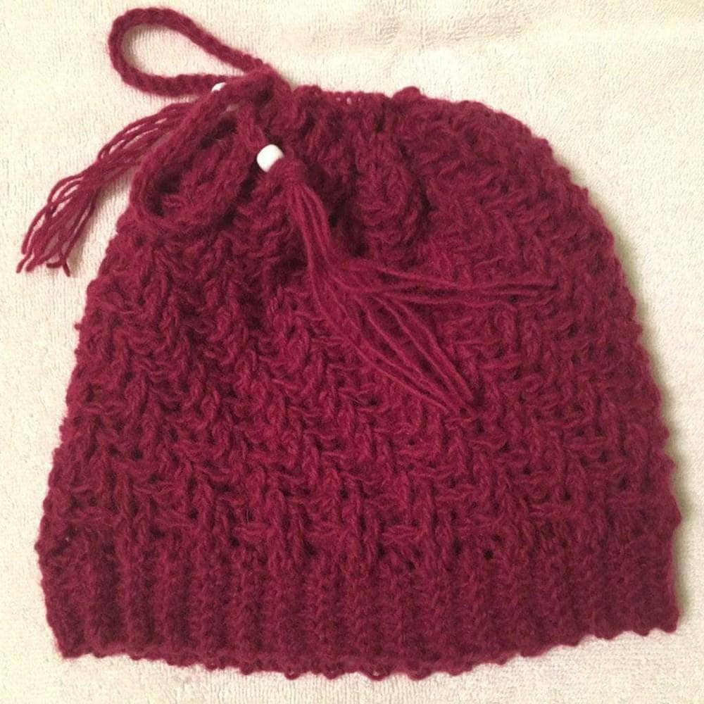 Spiral Hat Knit & Crochet Pattern - view 2