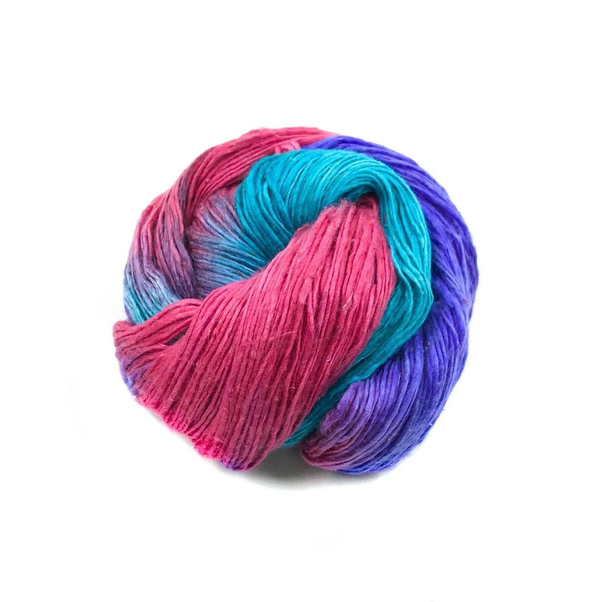 Sport Weight Recycled Silk Yarn - view 7