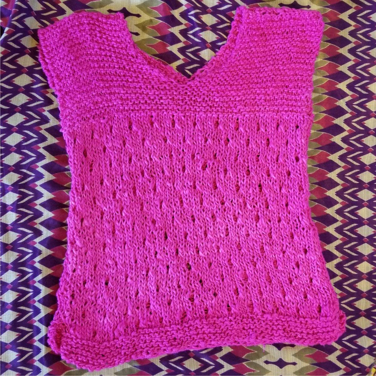 Spring Fling Tee Knitting Kit - view 2