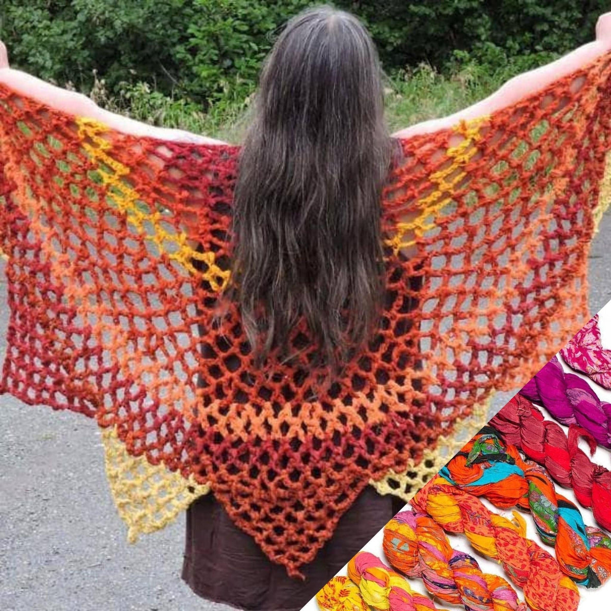 Sunburst Shawl Crochet Kit - view 5
