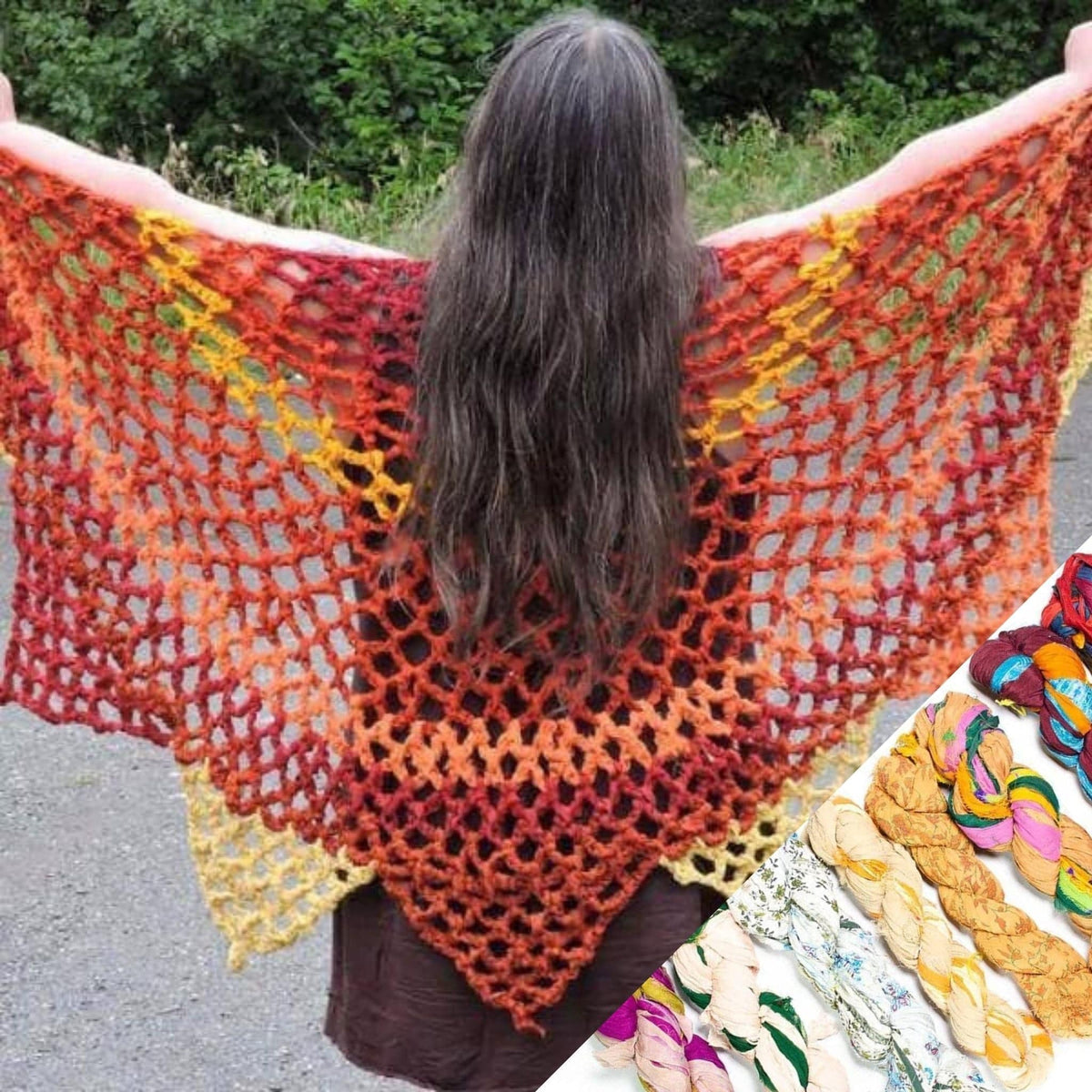 Sunburst Shawl Crochet Kit - view 2