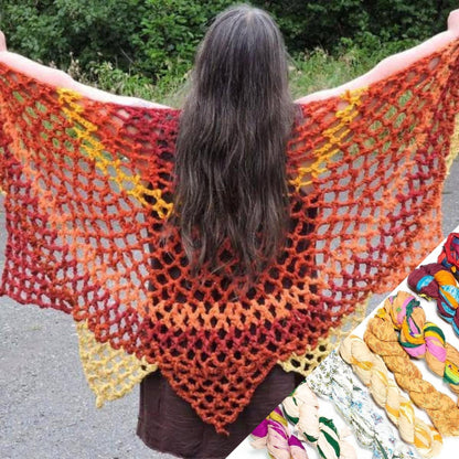 Sunburst Shawl Crochet Kit - view 2