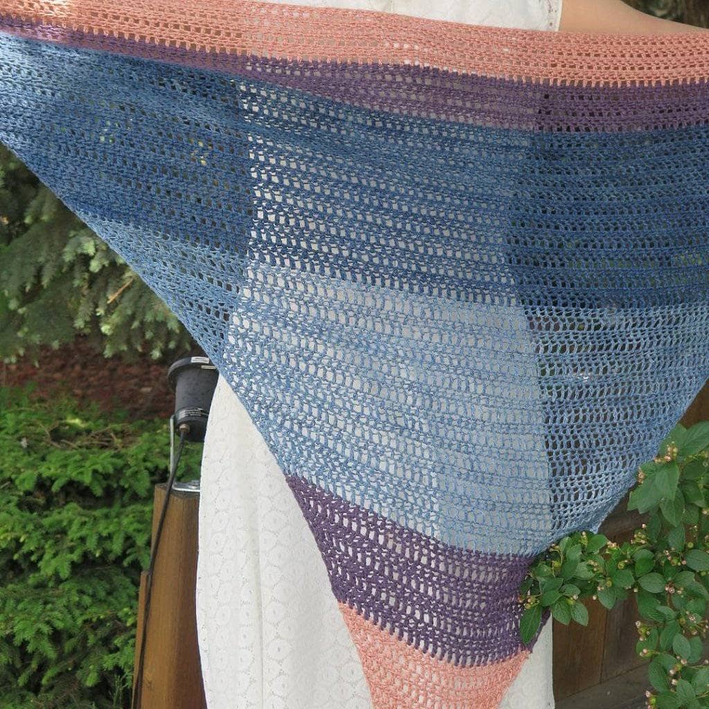 Sunset On The Water Shawl Crochet Kit - view 2