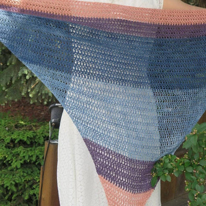 Sunset On The Water Shawl Crochet Kit - view 2