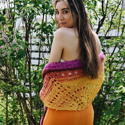 That Sunset was Bananas! Shawl Kit