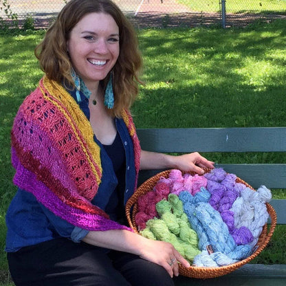 That Sunset was Bananas! Shawl Kit - view 4