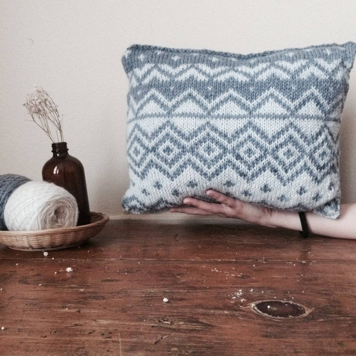The Bjerge Pillow Knit Kit - view 3
