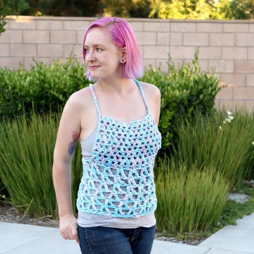The Celia Tank Top Crochet Pattern - view 2
