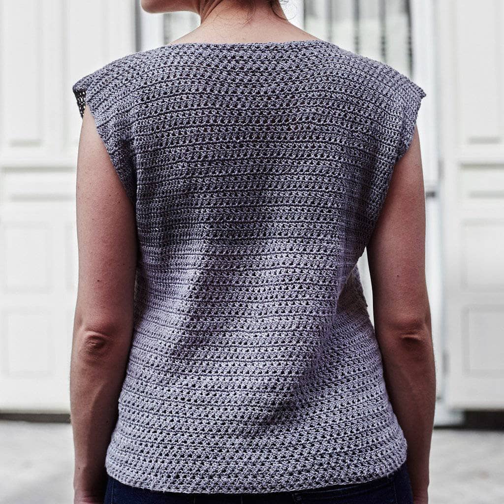 The Crossed Stitched Top Crochet Kit - view 2