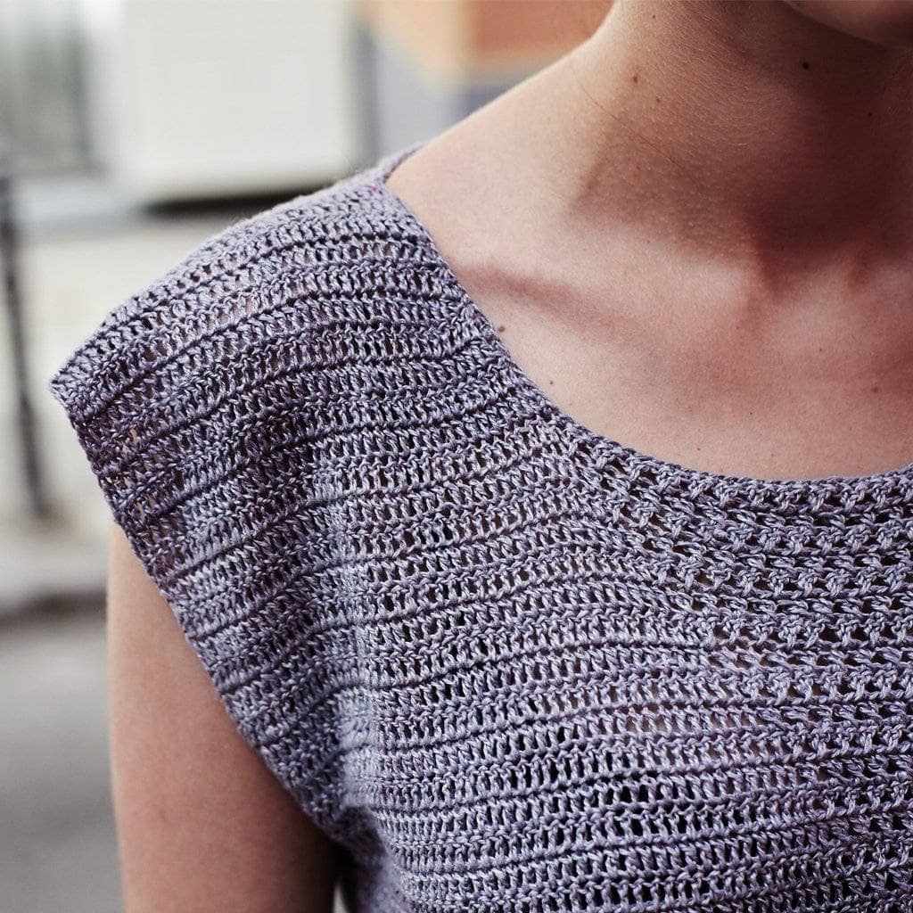 The Crossed Stitched Top Crochet Kit - view 4