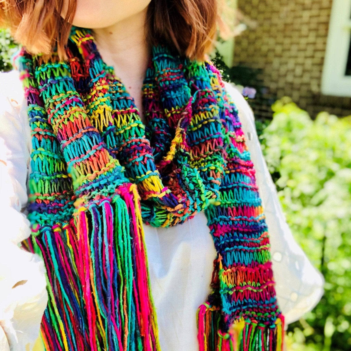 The Iris Scarf Knitting Pattern - view 2