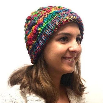 The Magnolia Winter Knit Beanie Kit - view 2