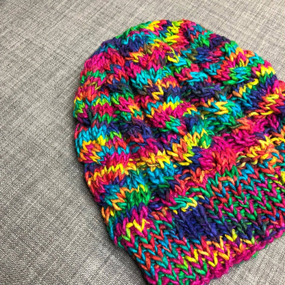 The Magnolia Winter Knit Beanie Pattern - view 4