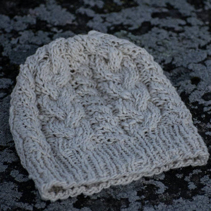The Magnolia Winter Knit Beanie Pattern - view 2