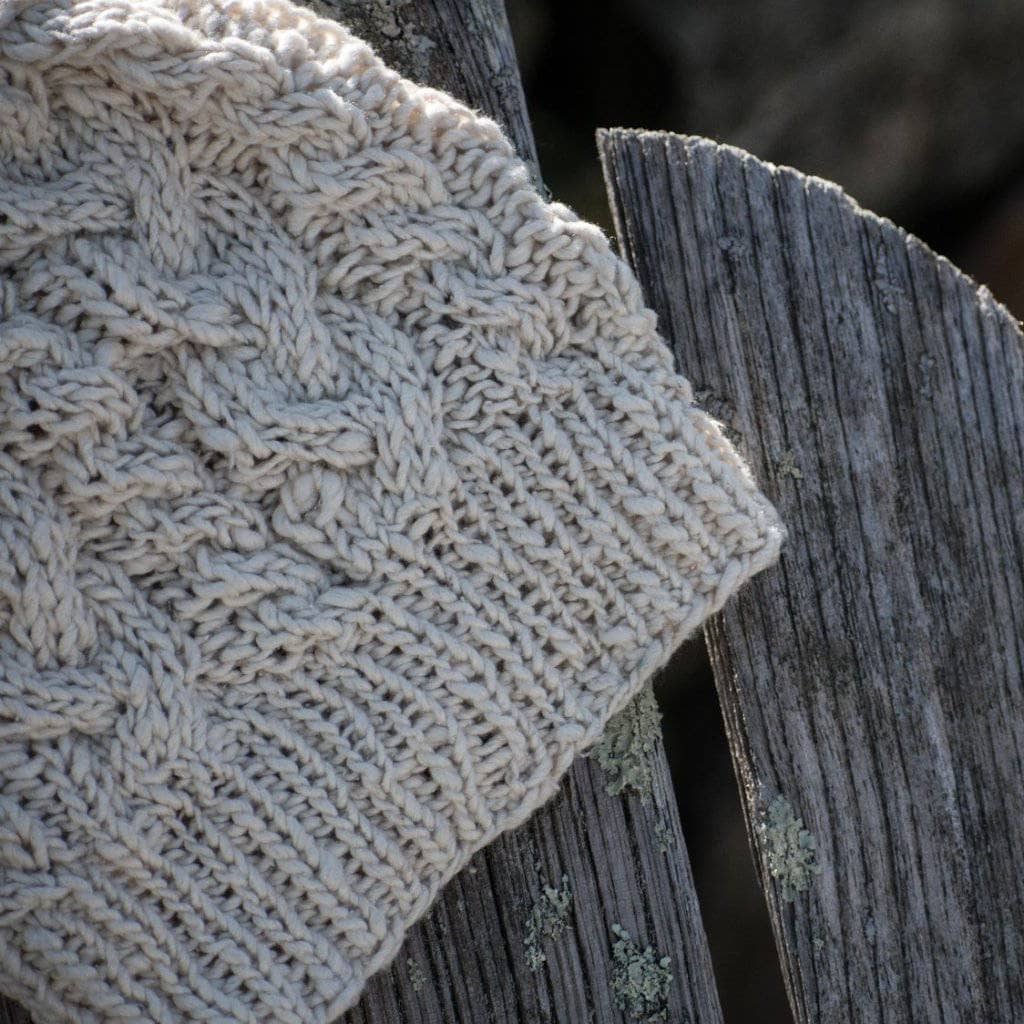 The Magnolia Winter Knit Beanie Pattern - view 3