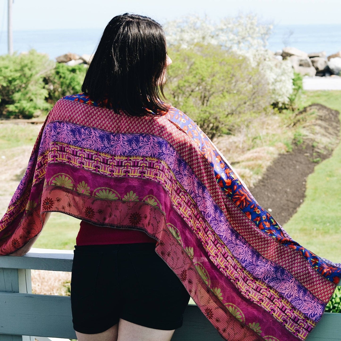 The Medley Sari Silk Scarf - view 7