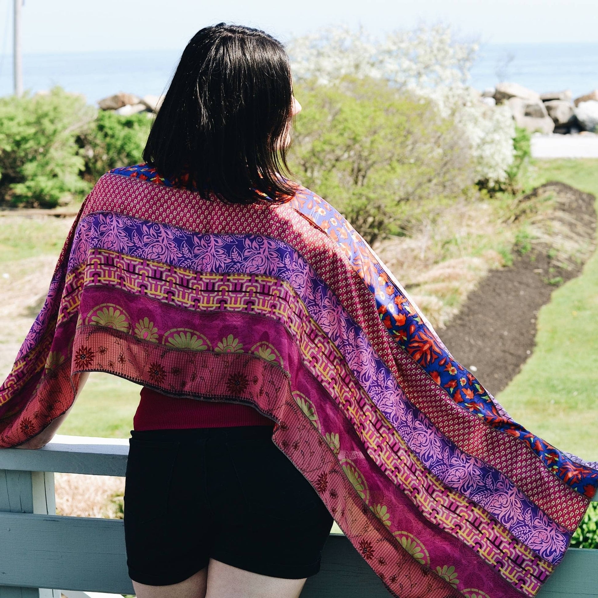 The Medley Sari Silk Scarf - view 7