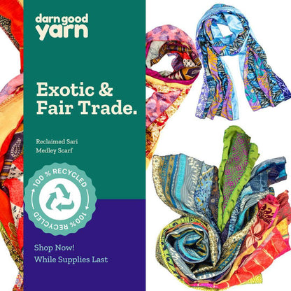 The Medley Sari Silk Scarf - view 9
