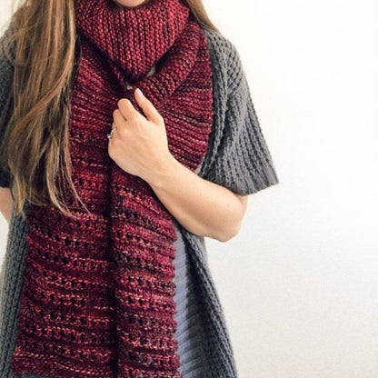 The Milan Scarf Knit Pattern - view 2
