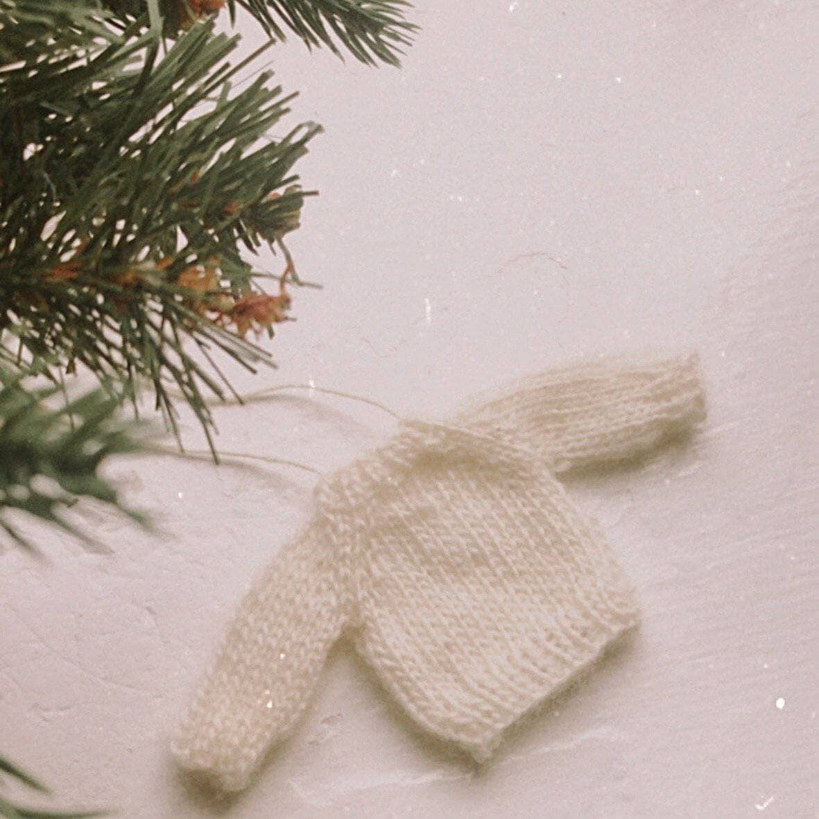 The Tiny Sweater Ornament Knitting Pattern - view 2