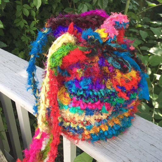 Tibetan Jewel Bucket Bag Crochet Pattern