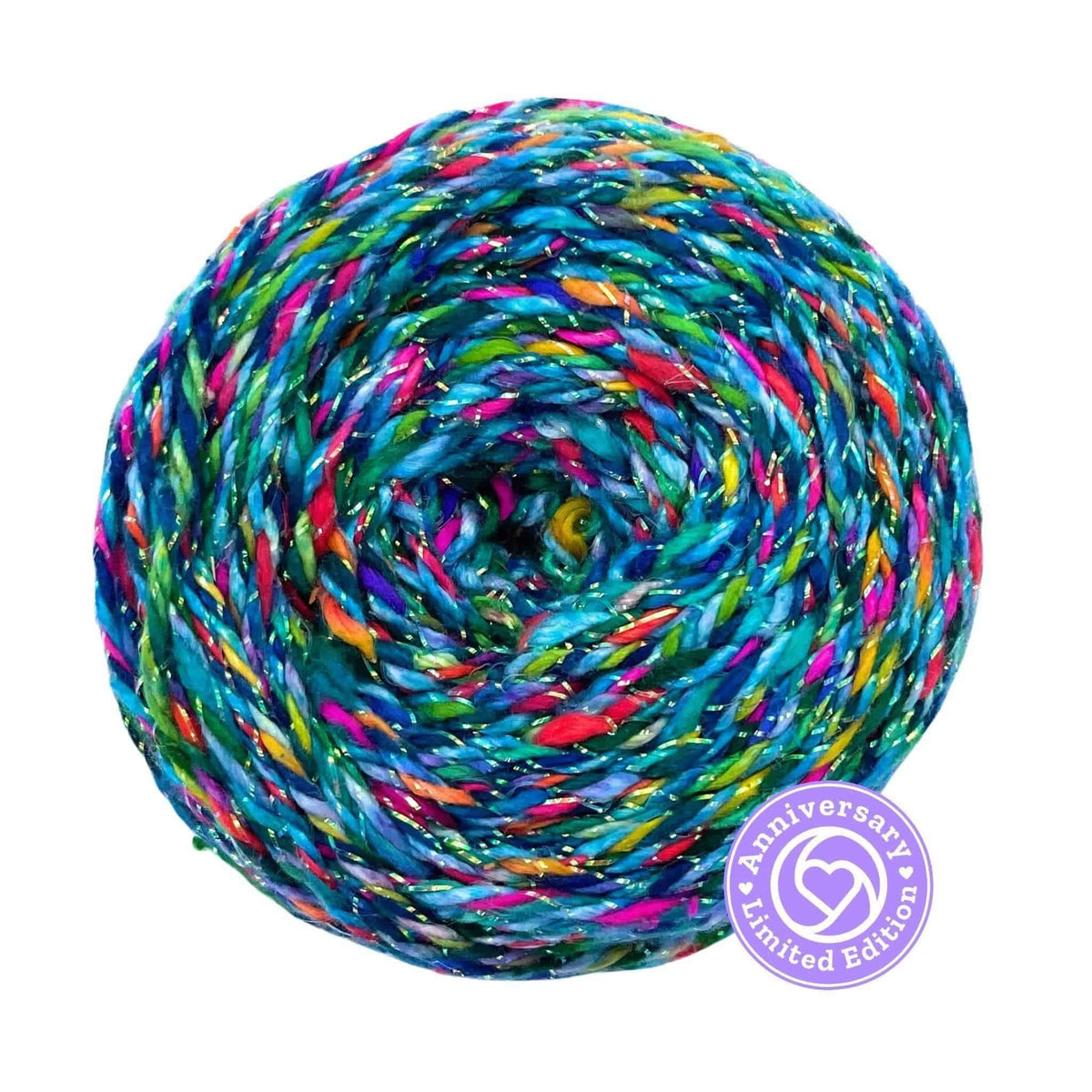 Triple Twist DK Weight Recycled Silk Yarn - view 4