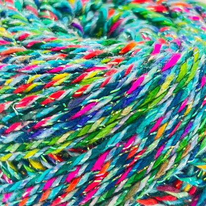 Triple Twist DK Weight Recycled Silk Yarn - view 5
