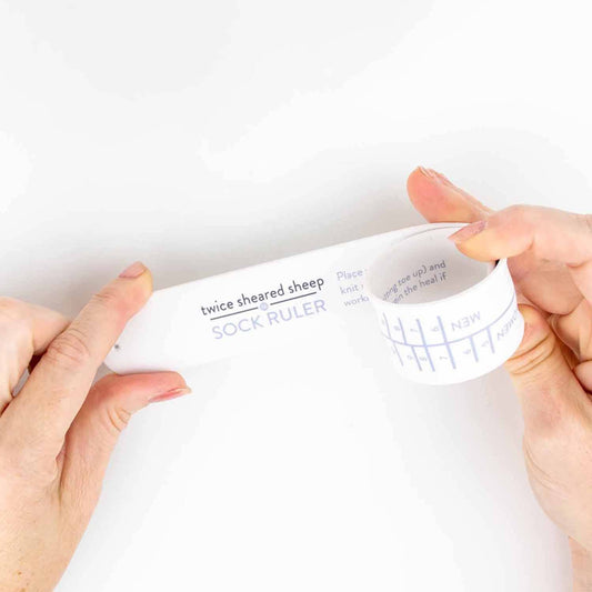 Sock Ruler - Sock Sizing Bracelet Ruler - view 2