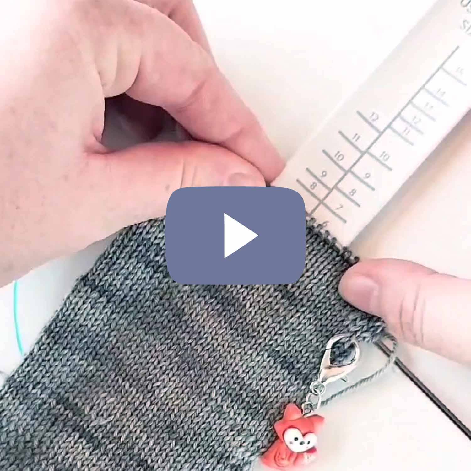 Sock Ruler - Sock Sizing Bracelet Ruler - view 6