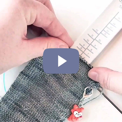 Sock Ruler - Sock Sizing Bracelet Ruler - view 6