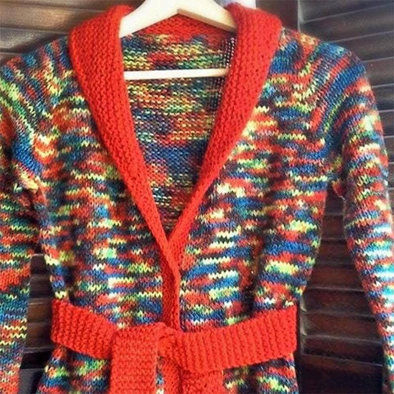 Twisted Cardigan Knit Pattern