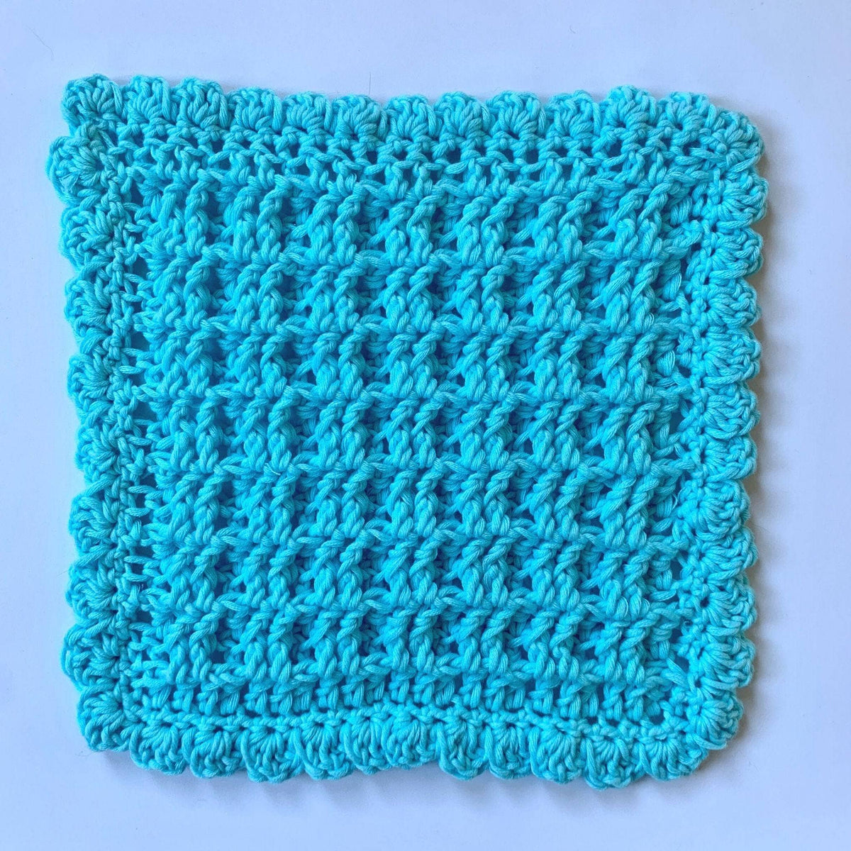 Waffle Stitch Washcloth Crochet Pattern - view 5
