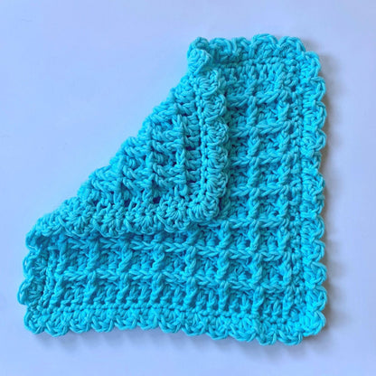 Waffle Stitch Washcloth Crochet Pattern - view 4