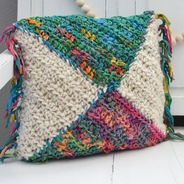 Watercolor Pillow Crochet Kit - view 2