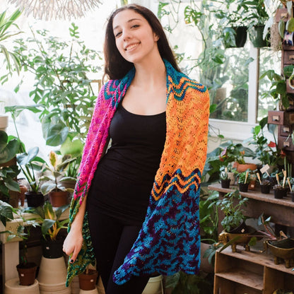 Wonderful Waves Wrap Crochet Pattern - view 3
