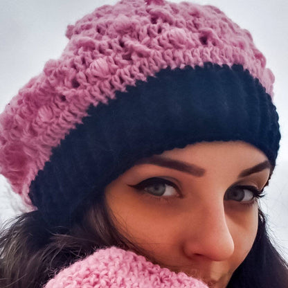 X's and O's Beanie and Mittens Crochet Kit - view 3
