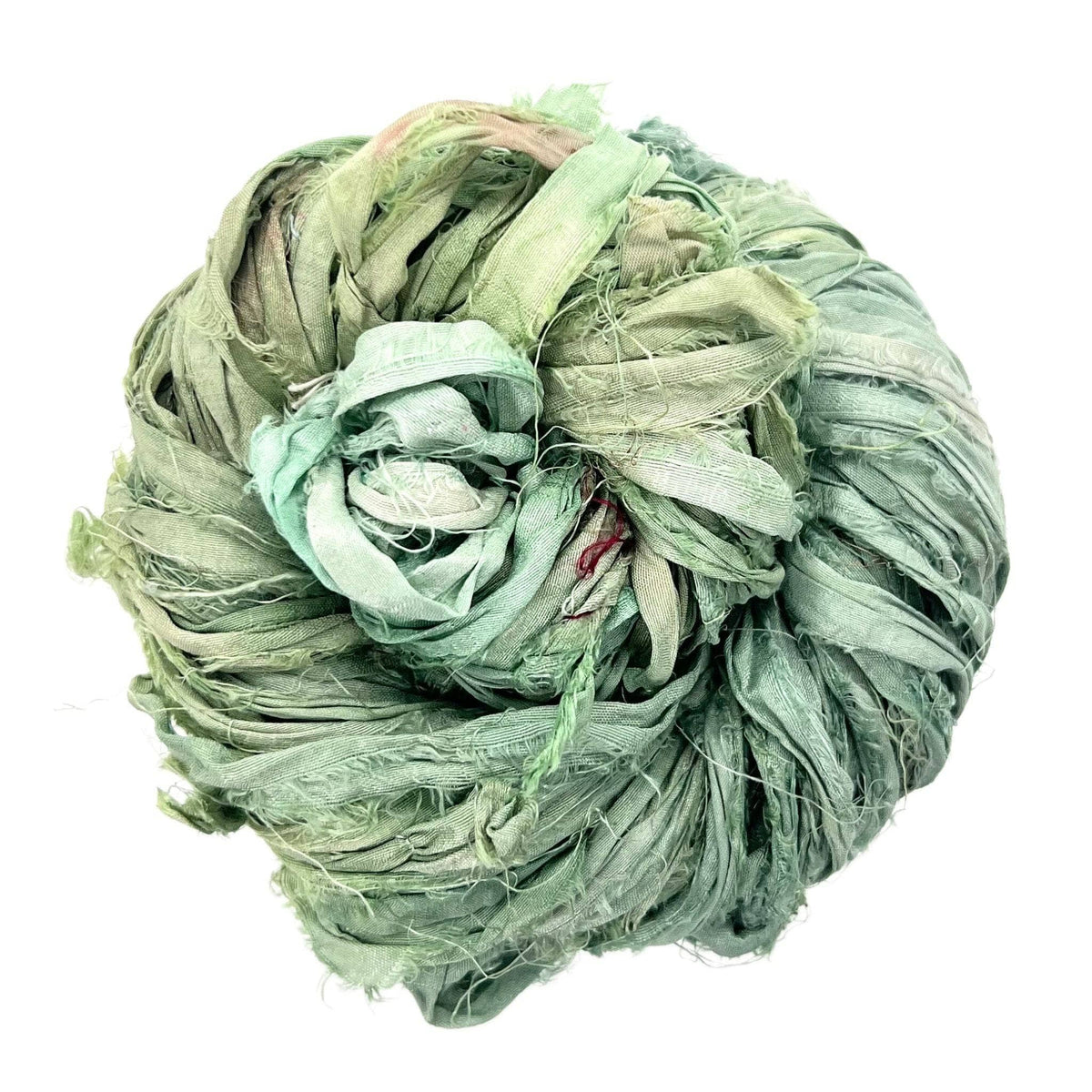 Artisan Recycled Sari Ribbon Yarn – Sari Treasures in Every Strand - view 16