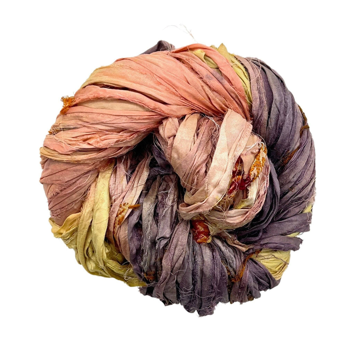 Artisan Recycled Sari Ribbon Yarn – Sari Treasures in Every Strand - view 21