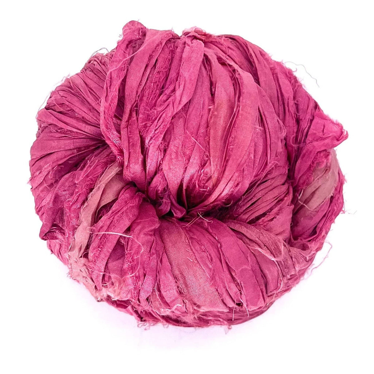 Artisan Recycled Sari Ribbon Yarn – Sari Treasures in Every Strand - view 23