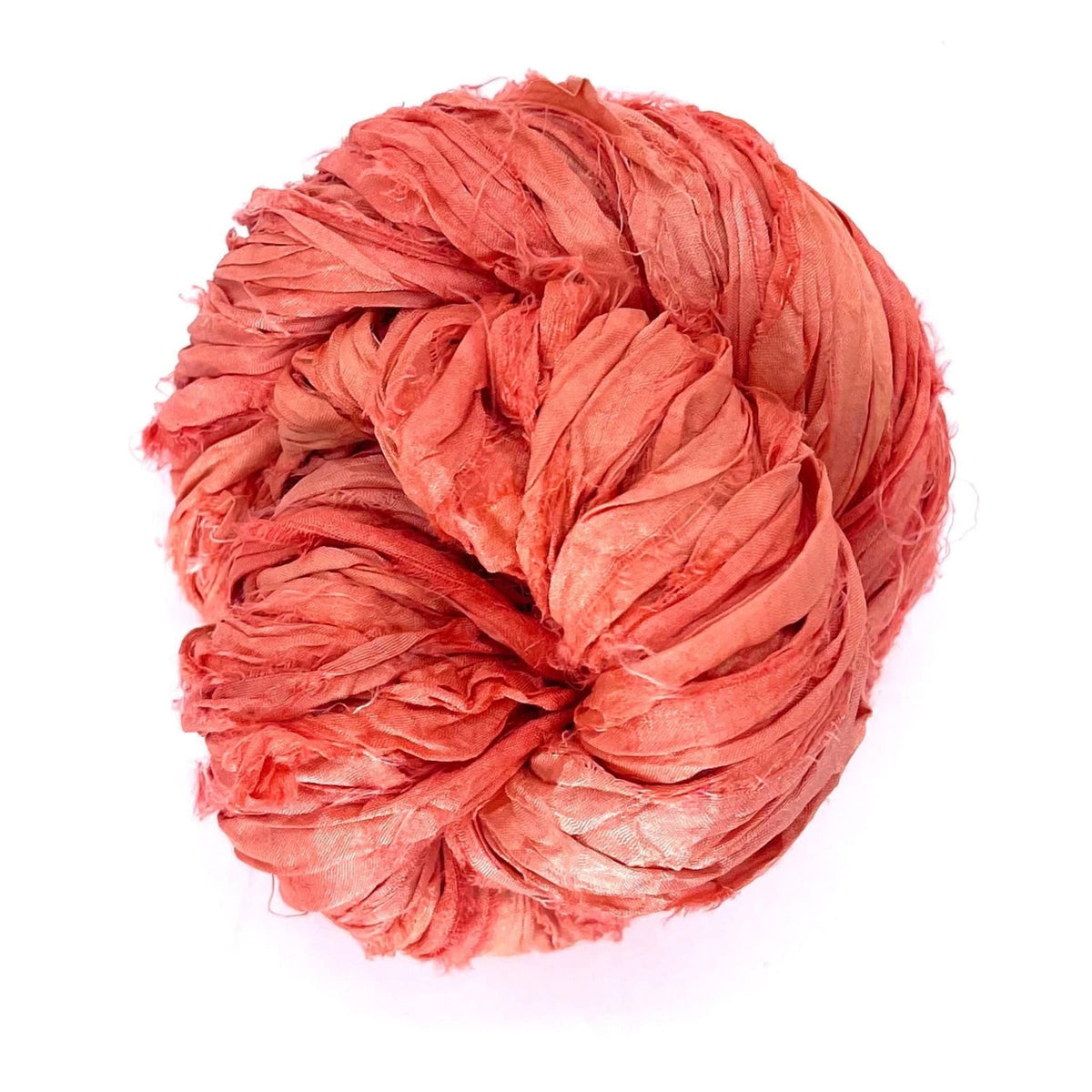 Artisan Recycled Sari Ribbon Yarn – Sari Treasures in Every Strand - view 25