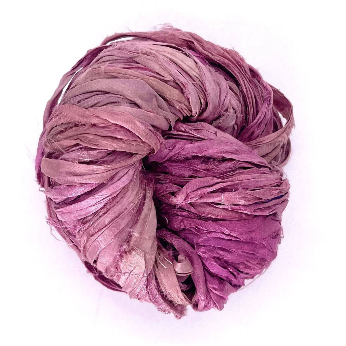 Artisan Recycled Sari Ribbon Yarn – Sari Treasures in Every Strand - view 32