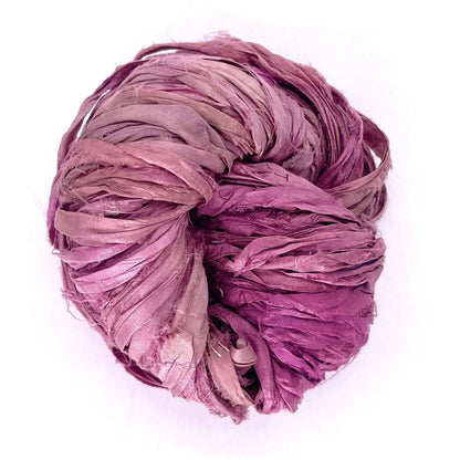 Artisan Recycled Sari Ribbon Yarn – Sari Treasures in Every Strand - view 32