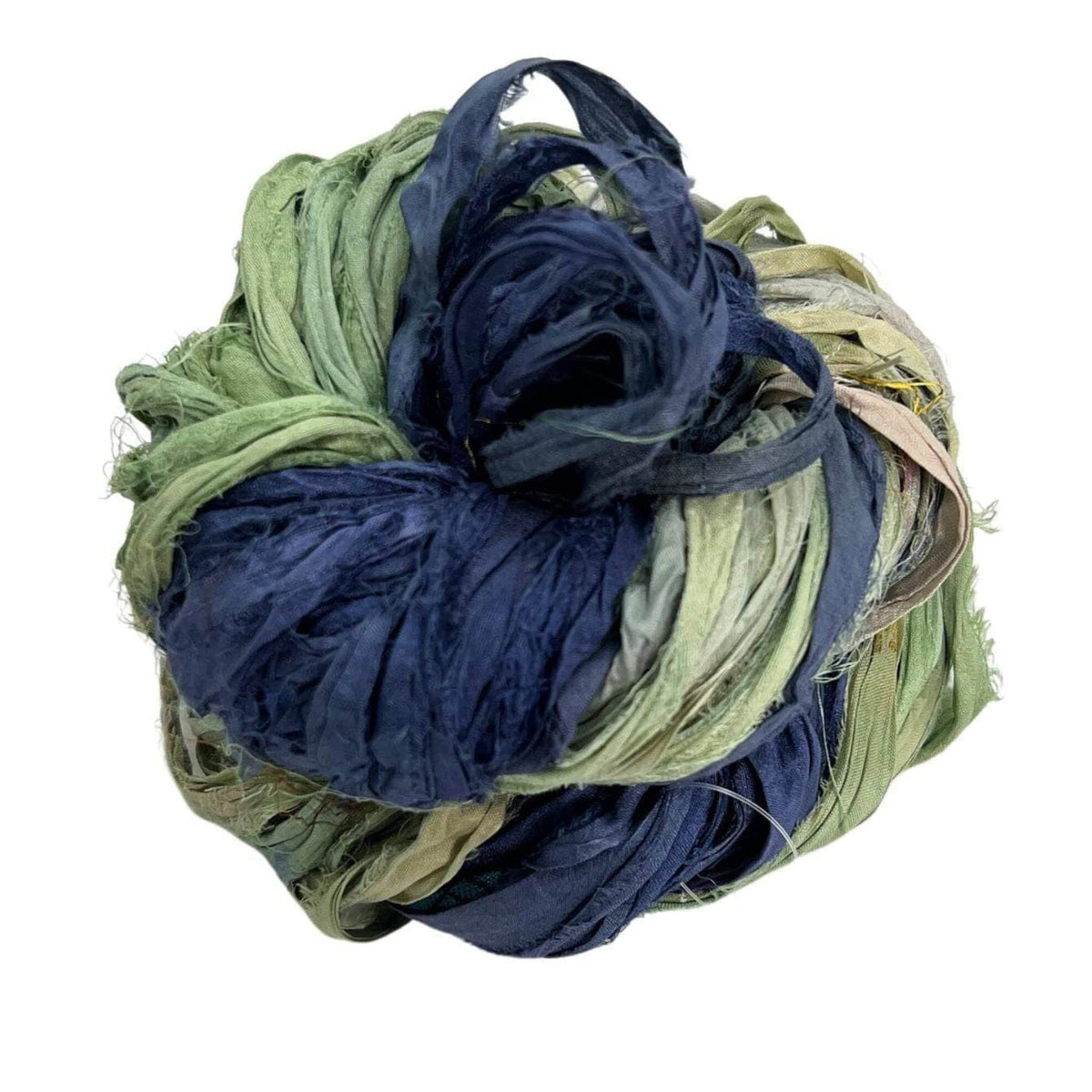Artisan Recycled Sari Ribbon Yarn – Sari Treasures in Every Strand - view 37