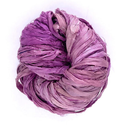 Artisan Recycled Sari Ribbon Yarn – Sari Treasures in Every Strand - view 39