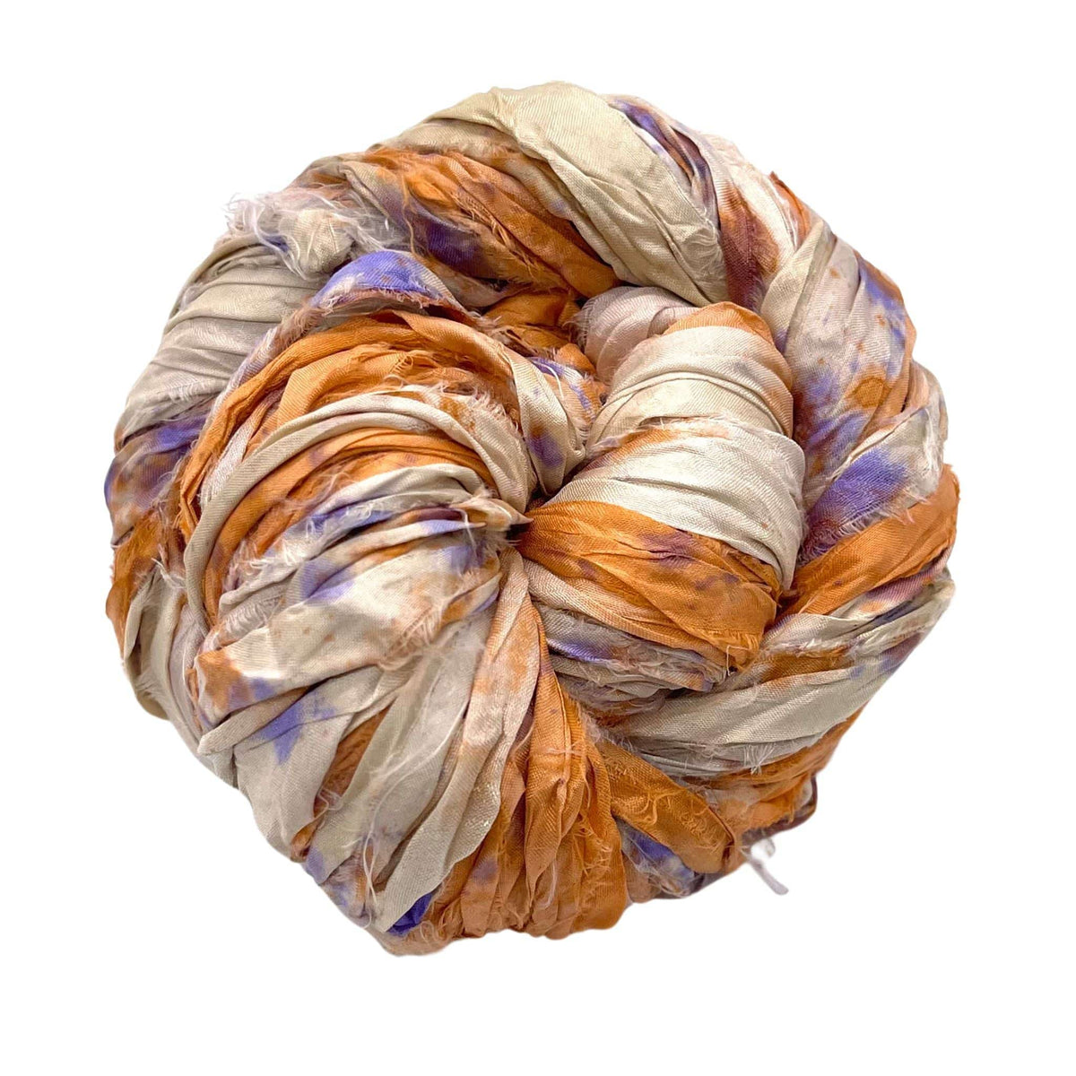 Artisan Recycled Sari Ribbon Yarn – Sari Treasures in Every Strand - view 42