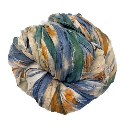 Artisan Recycled Sari Ribbon Yarn – Sari Treasures in Every Strand - view 43