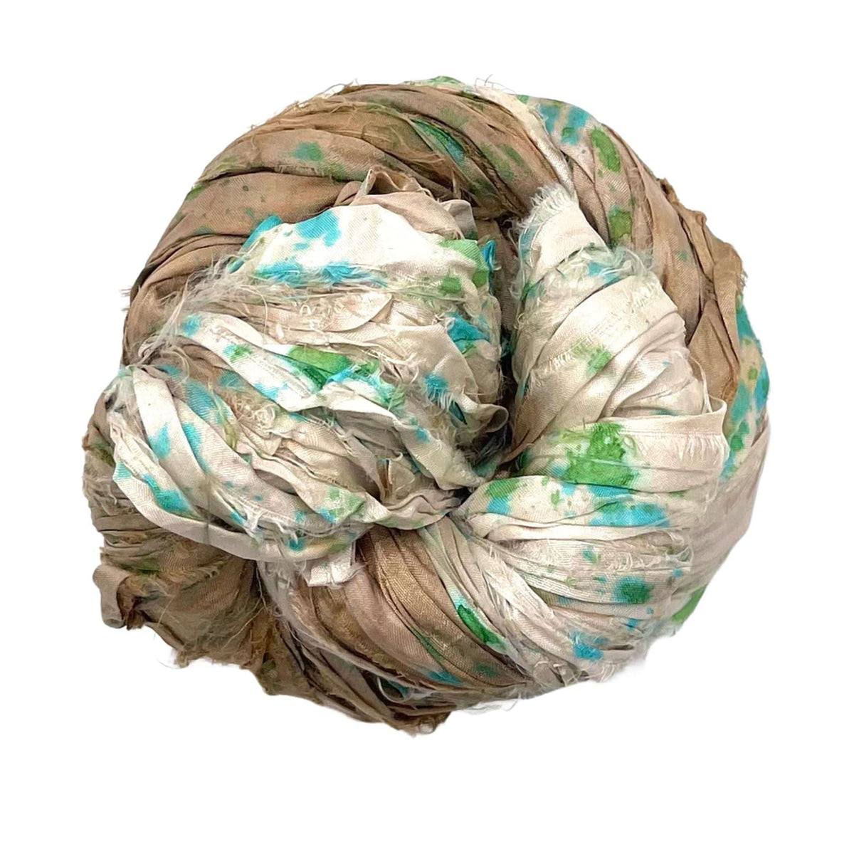 Artisan Recycled Sari Ribbon Yarn – Sari Treasures in Every Strand - view 45